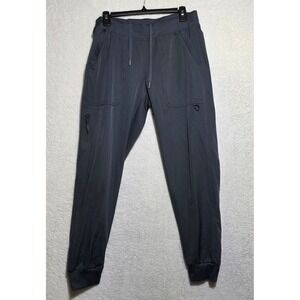 Ava Therese Zavate Apparel 3017 Pewter Grey Scrub Joggers Women's Small Stretch